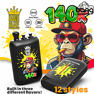 Bang Blaze 140K Disposable Vape with 3-in-1 Flavor Pod | Up to 140,000 Puffs