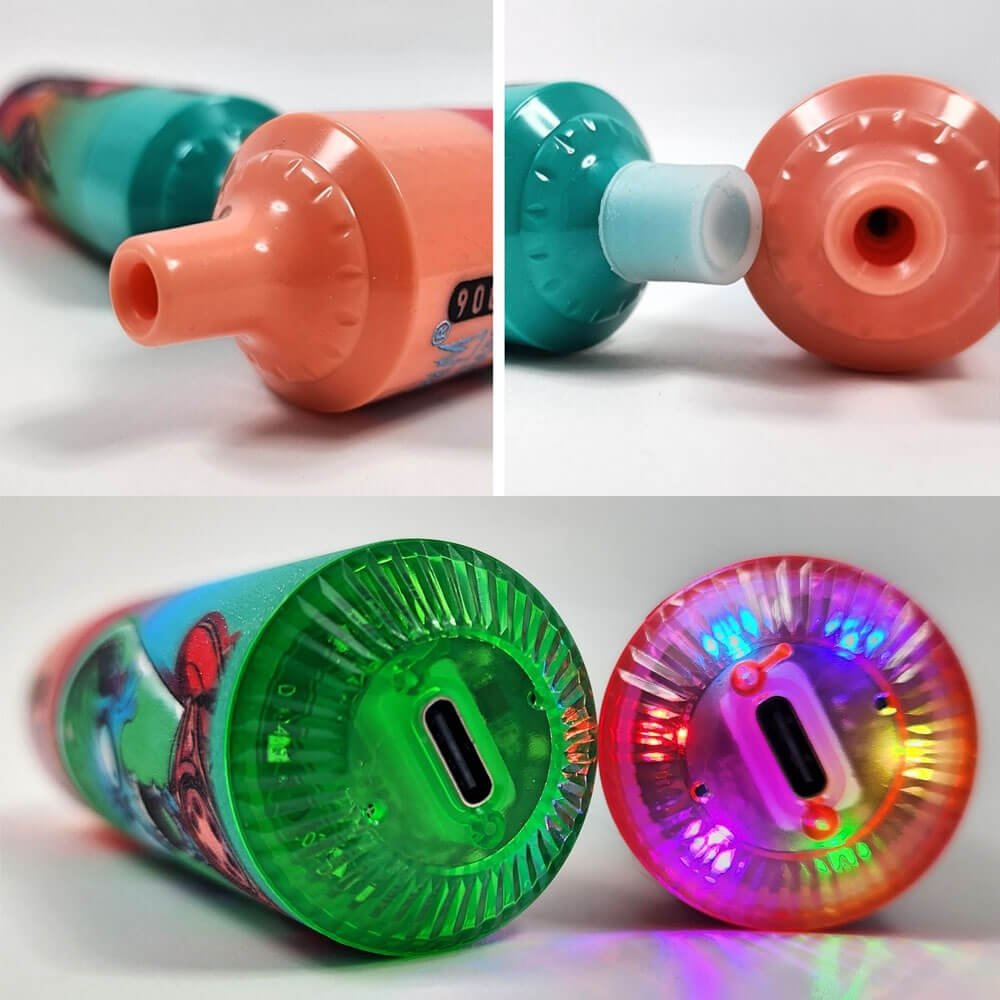 RandM Tornado 9K puffs Disposable E Cigarettes vape 850mAh 0% 2% 5% Double Flavors 58 Flavors 9000 puffs