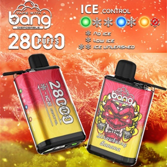 EU Warehouse Online Vape 28K Bang 28000 Puffs Adjustable Ice