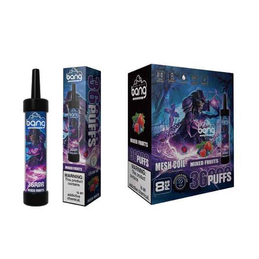 Bang 36000 Puffs 36K Jetable Vape Airflow Adjustable E Hookah