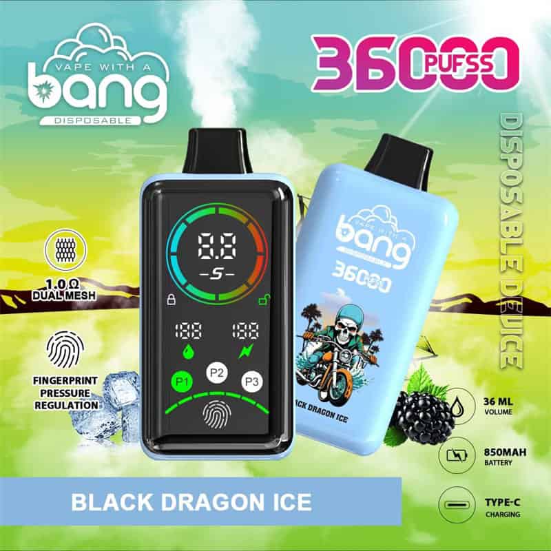 Bang 36000 Puffs 36K Full Smart Screen Vape jetable Wholesale