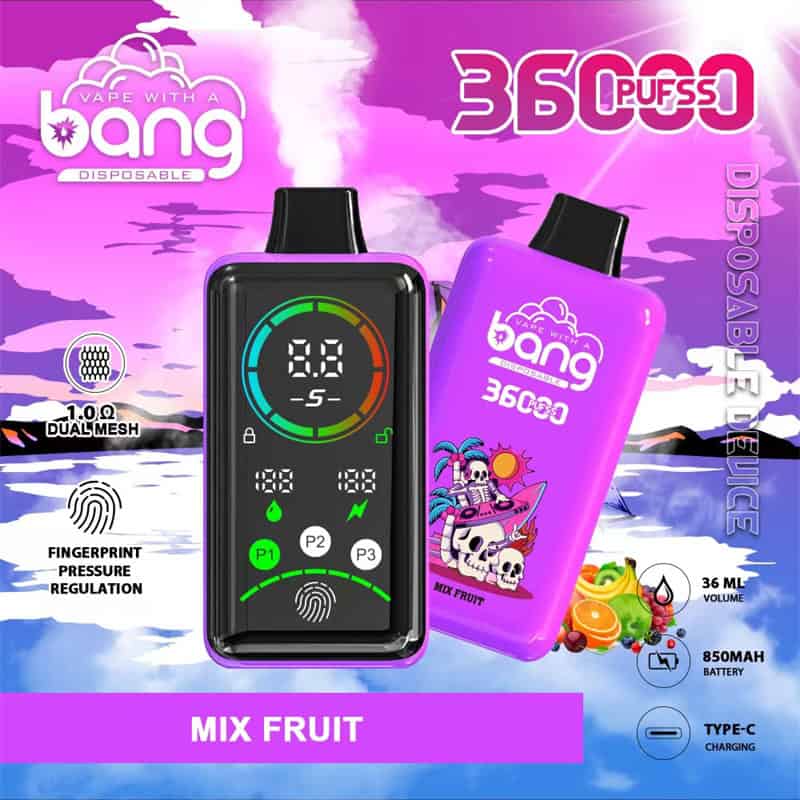 Bang 36000 Puffs 36K Full Smart Screen Vape jetable Wholesale