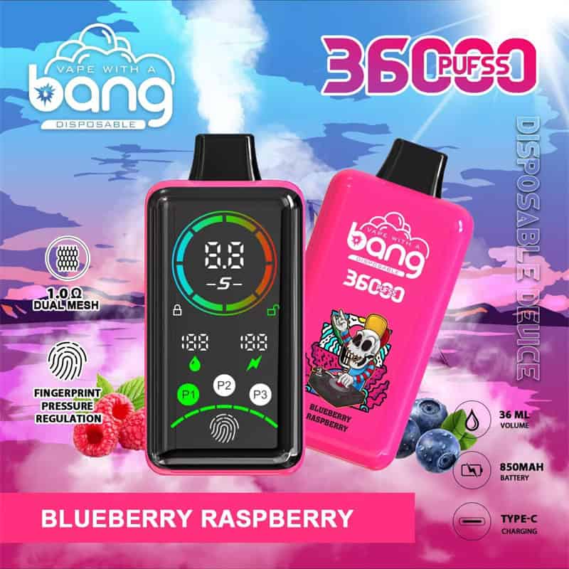 Bang 36000 Puffs 36K Full Smart Screen Vape jetable Wholesale
