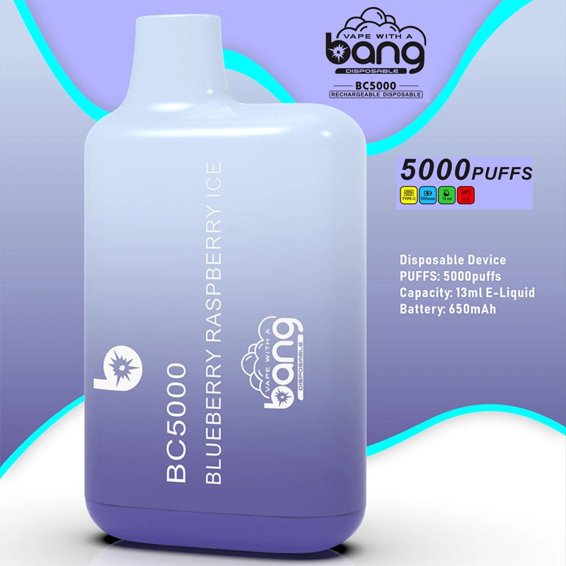 Bang BC 5000 Puffs 5K Vape Cigarette électronique jetable Wholesale