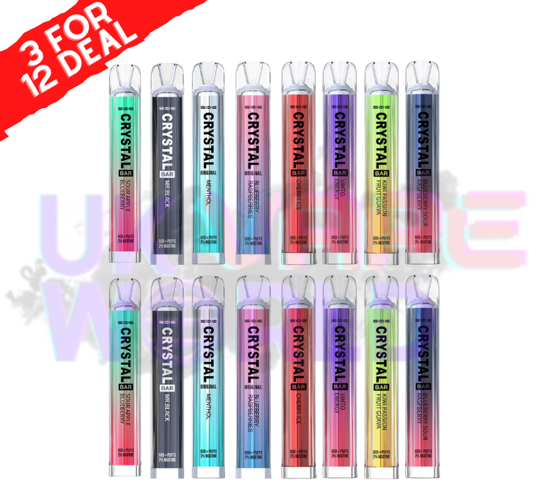 Crystal Bar Puffs 600 SKE Disposable Classic