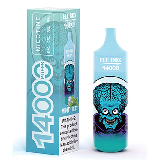 ELF BOX 14000 Puffs 14K Vape jetable RGB Light E Cigarettes Wholesale