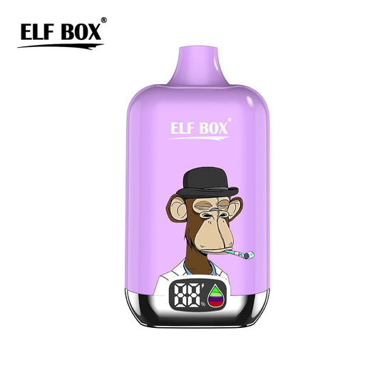 ELF BOX Digital 12000 Puffs 12K Smart Screen Vape E Cigarettes jetables Wholesale