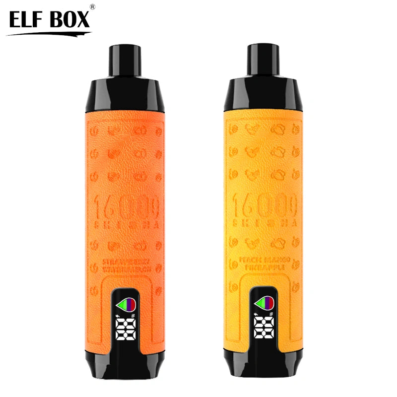 ELF BOX Shisha 16000 bouffées 16K Vape jetable Airflow réglable E Cigarettes