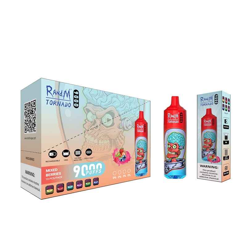 Fumot RandM Tornado 9000 Puffs 9K Disposable Vape Wholesale