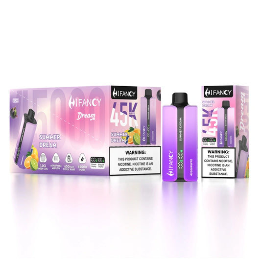 Hifancy 45000 Puffs Disposable Electronic Cigarette Smart Screen Chinese Warehouse Wholesale