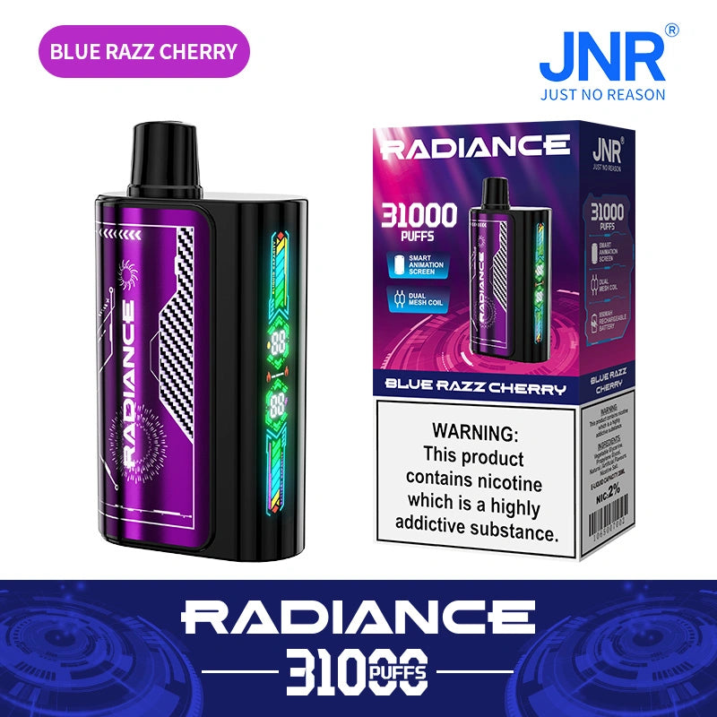 JNR Radiance 31000 Puffs 31k Disposable Vape Smart Screen Electronic Cigarette Wholesale