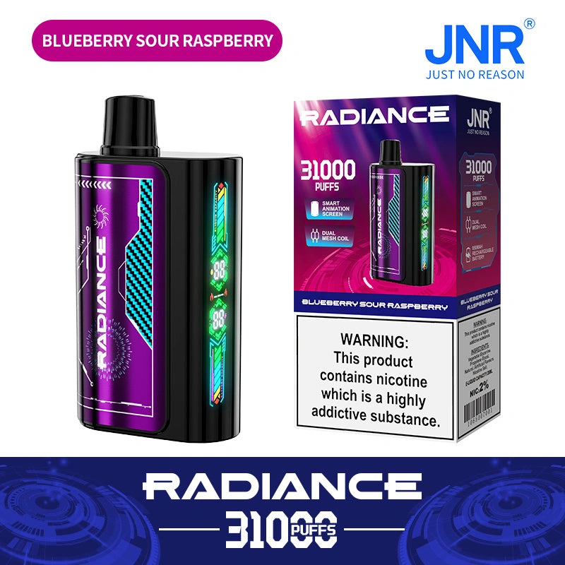JNR Radiance 31000 Puffs 31k Disposable Vape Smart Screen Electronic Cigarette Wholesale