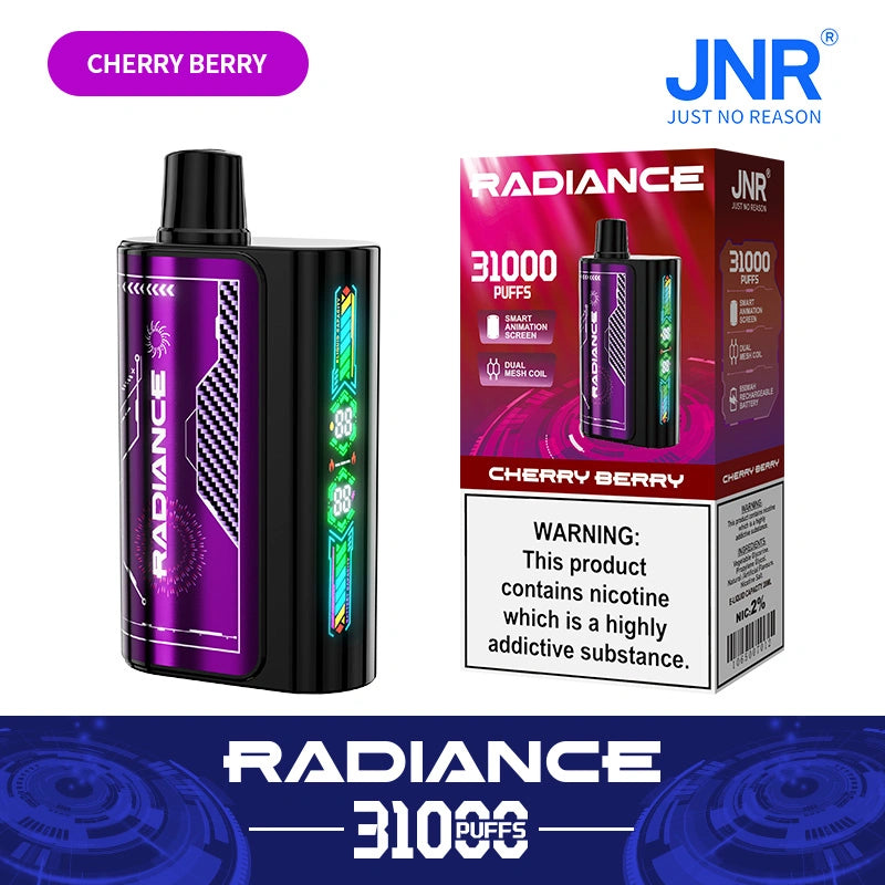 JNR Radiance 31000 Puffs 31k Disposable Vape Smart Screen Electronic Cigarette Wholesale