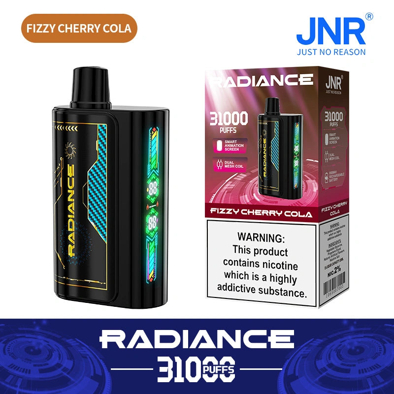 JNR Radiance 31000 Puffs 31k Disposable Vape Smart Screen Electronic Cigarette Wholesale