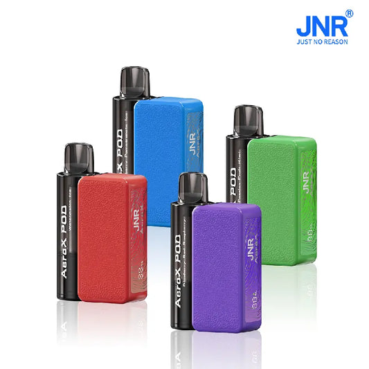 JNR AeroX Refillable Pod 32000 Puffs 32K TPD Certified Vape Wholesale Smart Screen Dual Mesh Coil