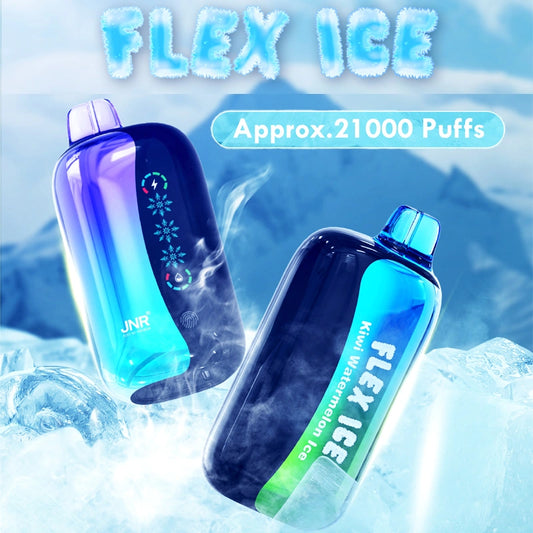 JNR Flex Ice 21000 Puffs 21K Adjustable Disposable Vape Touch Screen Wholesale E Cigarette