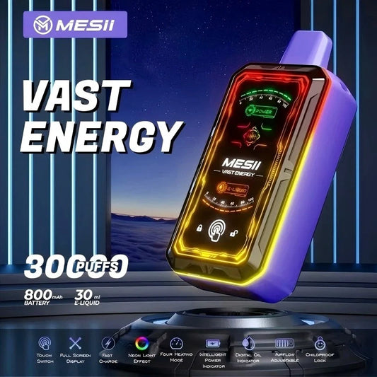 Mesii Vast Engergy 30000 Puffs 360Β°LED Light Bulk Price Top Sale