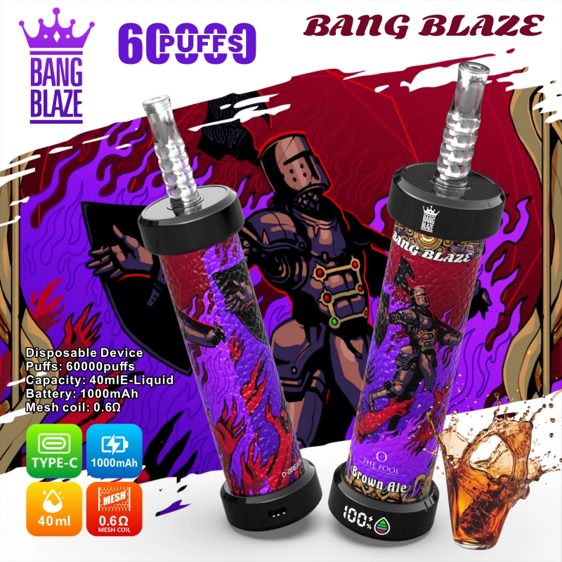 Puff 60k Bang Blaze 60000 Puffs Shisha Hookah Disposable Vape Wholesale