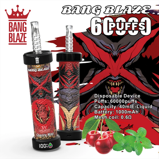 Puff 60k Bang Blaze 60000 Puffs Shisha Hookah Disposable Vape Wholesale