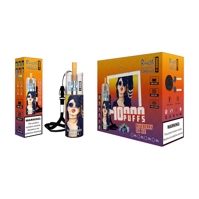 RandM Tornado 10000 | 20ml Disposable Vape | 10K Puffs | Airflow Control