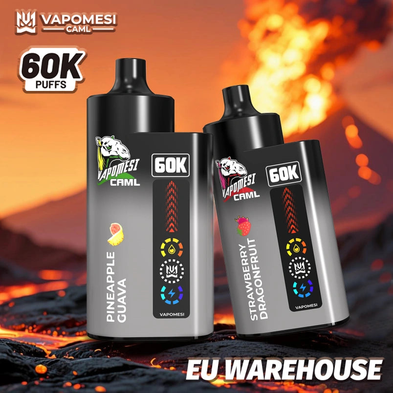 EU Warehouse Vapomesi 60000 Puffs 60K Caml Vape Wholesale Best Disposable E Cigarette