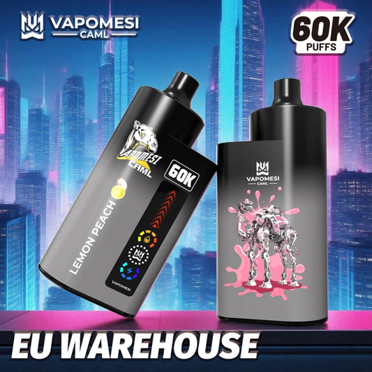 EU Warehouse Vapomesi 60000 Puffs 60K Caml Vape Wholesale Best Disposable E Cigarette