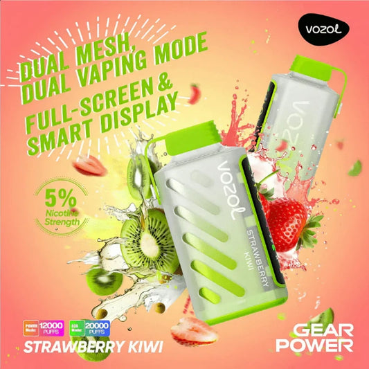 Vozol Gear 20000 Puffs 20K Power Smart Screen Wholesale Disposable Vape