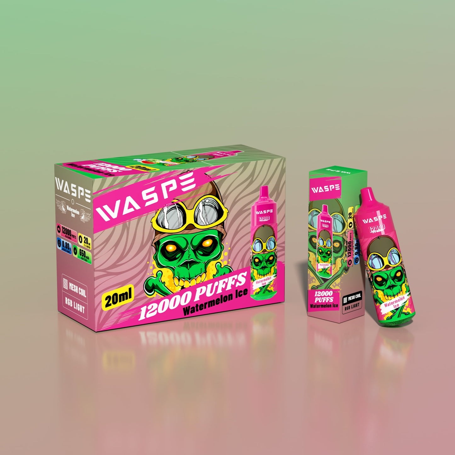 WASPE 12000 Puffs Disposable Vape New Electronic Cigarette Pen