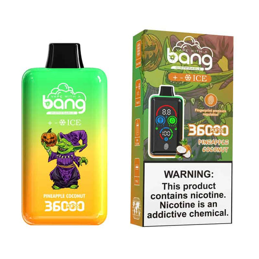 Bang 36000 Puffs 36K Full Smart Screen Ice Control Vape jetable Wholesale