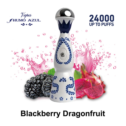 HUMO AZUL Ceramic Blue Edition Disposable Vape 24000 Puffs Rechargeable Electronic Cigarette β 2% Nicotine Salt