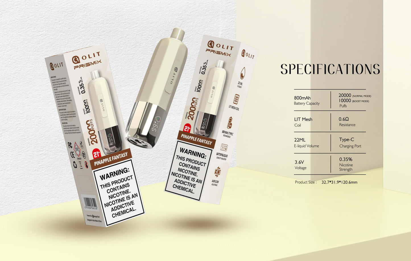 OLIT PRISMIX-800mAh 1000puffs