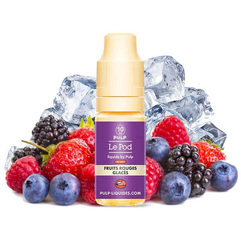 PULP Le Pod Fruits Rouges Glacés - Sel de nicotine 10ml