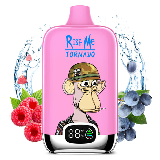 RahdM Vape RisE Me 12000 Big Puffs Disposable Electronic Cigarette Disposable LED Display With 20mg Nicotine