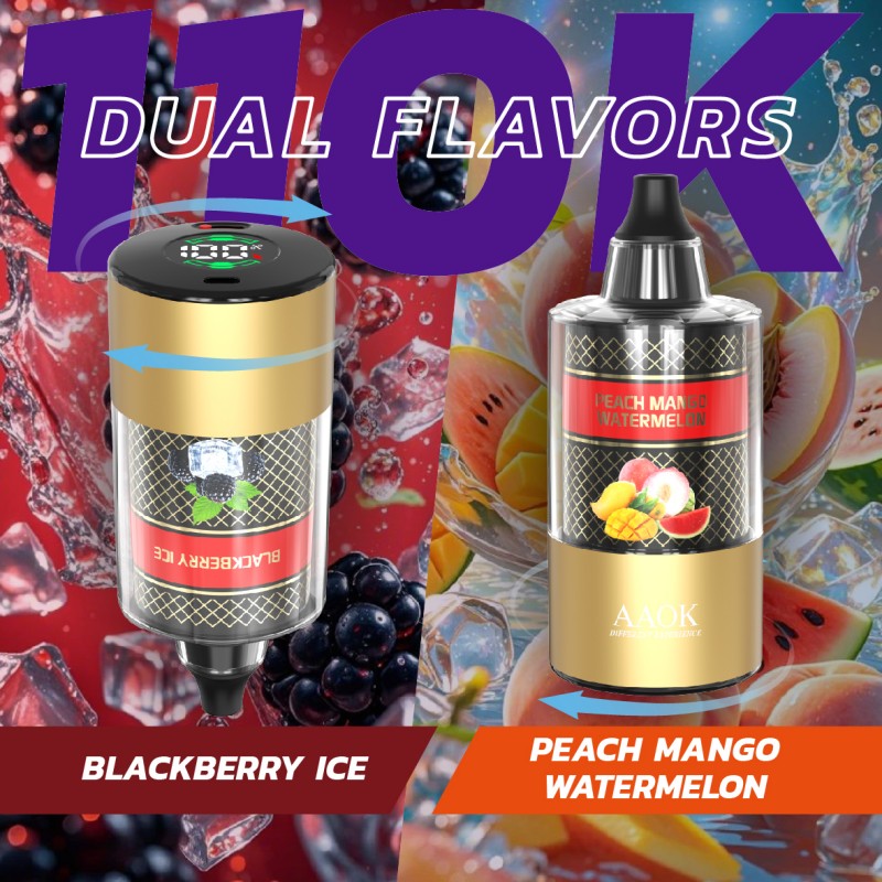 AAOK electronic hookah e shisha 110000 puffs 60ml pod system hookah vape