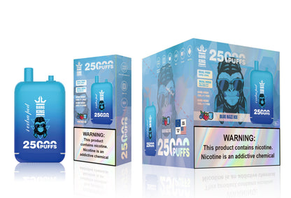 Bang King 25000 Puffs - 46mL Dual Tank (0%-5% Nicotine) 650mAh Battery 12 Flavors