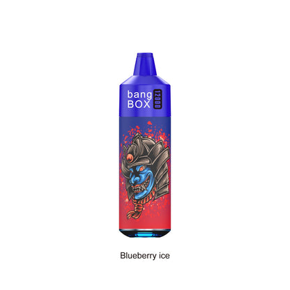 BANGBOX VAPE 12000 PUFFS/12 FLAVORS /RGB LIGHT/Battery650Mah /E-juice volume: 28ml 12flavors.