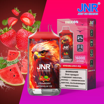 JNR Falcon 16000 Puffs Disposable Vape (Box of 10) 22ml 850mAh 28 Flavors