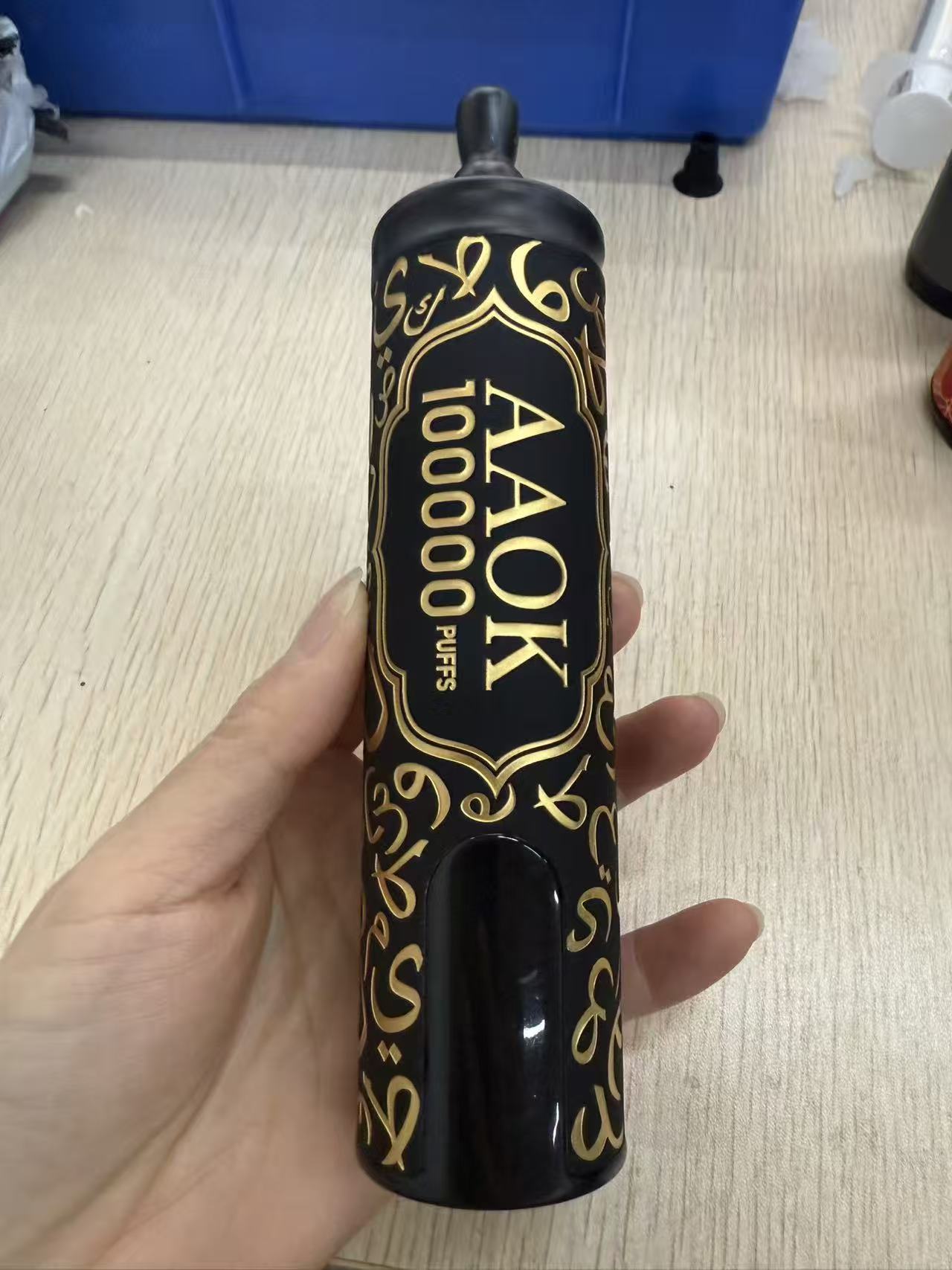 AAOK 100kpuffs Single/Dual/OFF Switch Button Airflow Adjutable and Display 55ml Disposable Vape