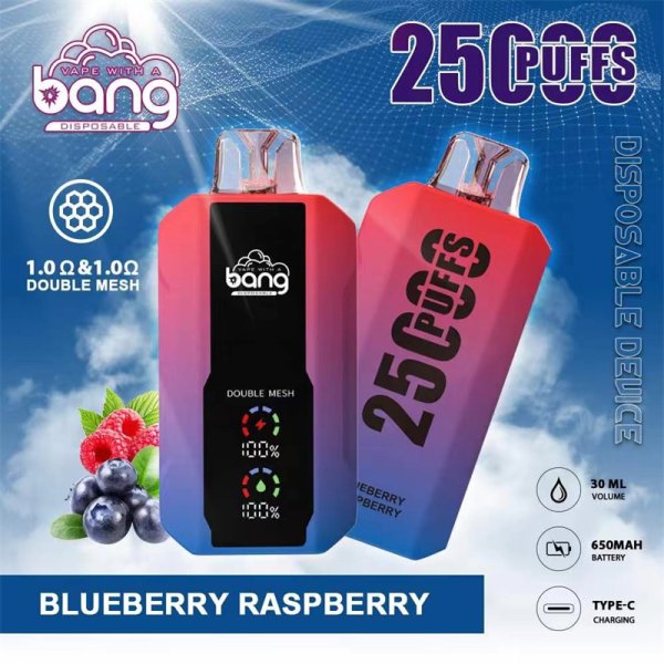 Bang 25000 Puffs Vape 25K Disposable Vape Pen E Cigarette Prefilled 30ml 650mAhDisposable Vape 12 Flavors