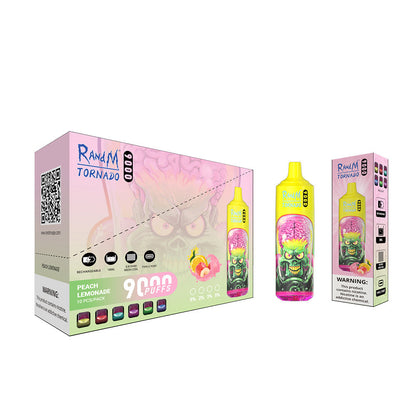 RAndM Tornado 9000 Puffs Disposable Vape (Box Of 10)