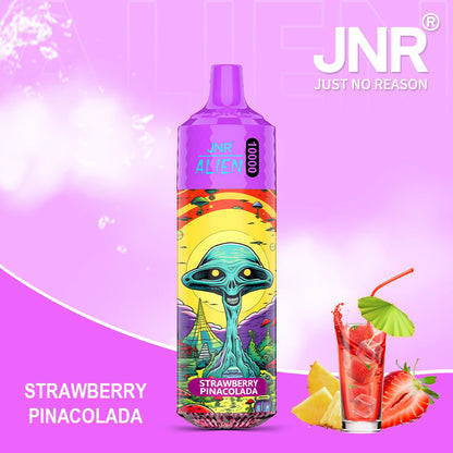 JNR Alien 10000 puffs RGB lights Disposable Vape – Enjoy Infinity Flavor-850mAh Battery, 20ml E-liquid, Multiple Nicotine 48 Flavors