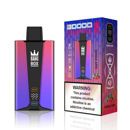 Original Bang Box Vape 30000 Puffs 12 Flavors 2% 5% Wholesale Price-850mAh Battery, 35ml E-liquid, Multiple Nicotine 12 Flavors
