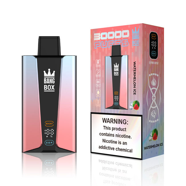 Original Bang Box Vape 30000 Puffs 12 Flavors 2% 5% Wholesale Price-850mAh Battery, 35ml E-liquid, Multiple Nicotine 12 Flavors