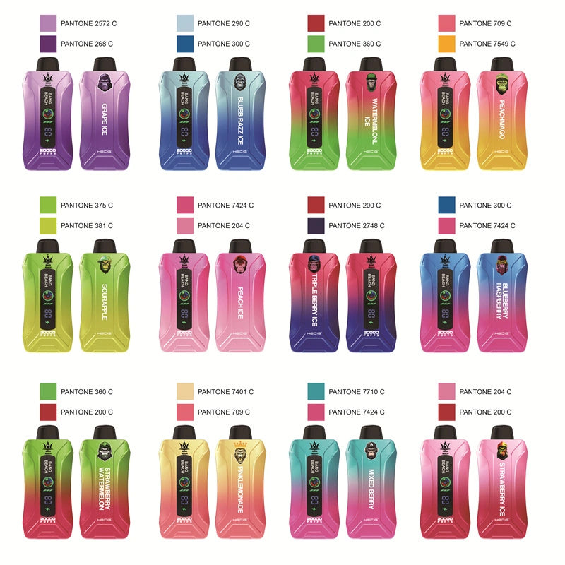 Bang BEACH 20000 Puffs 20K -  5% Nic Salt, Smart Display-650mAh Battery, 35ml E-liquid, Multiple Nicotine 12 Flavors