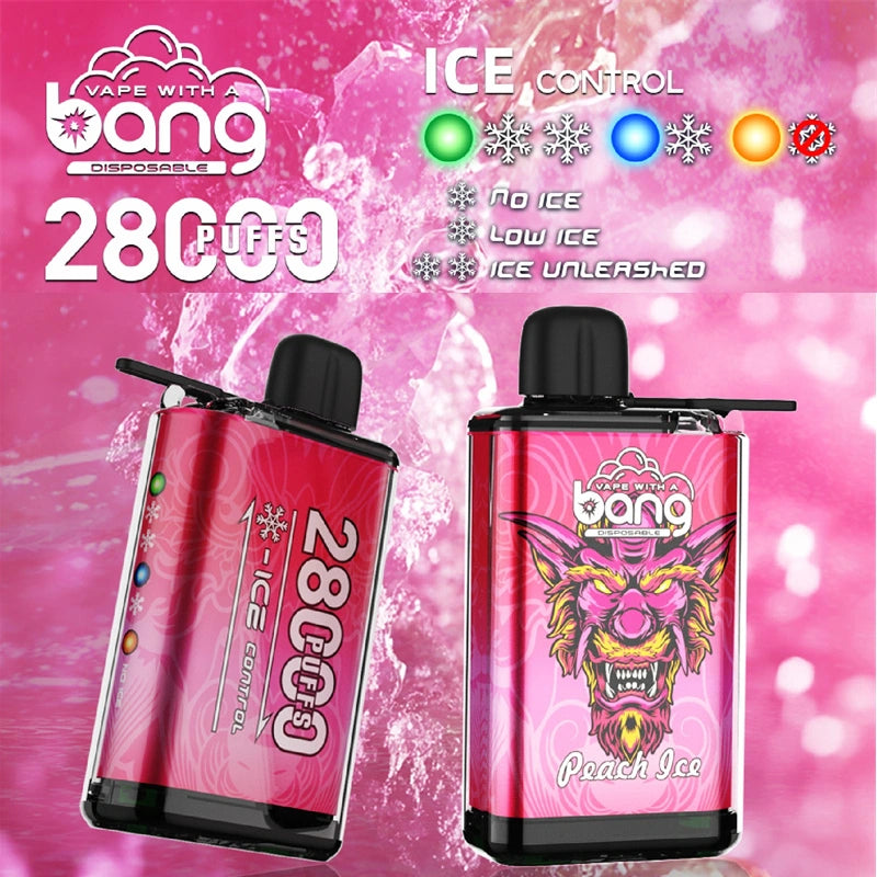 EU Warehouse Online Vape 28K Bang 28000 Puffs Adjustable Ice