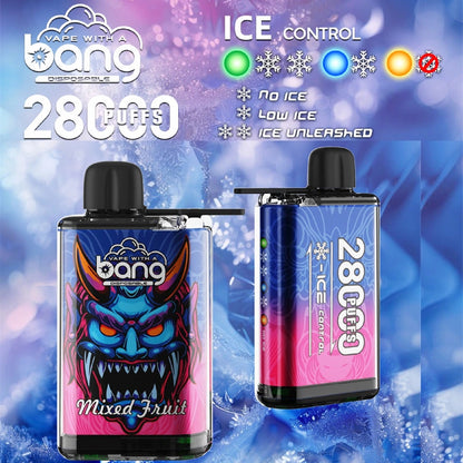 EU Warehouse Online Vape 28K Bang 28000 Puffs Adjustable Ice