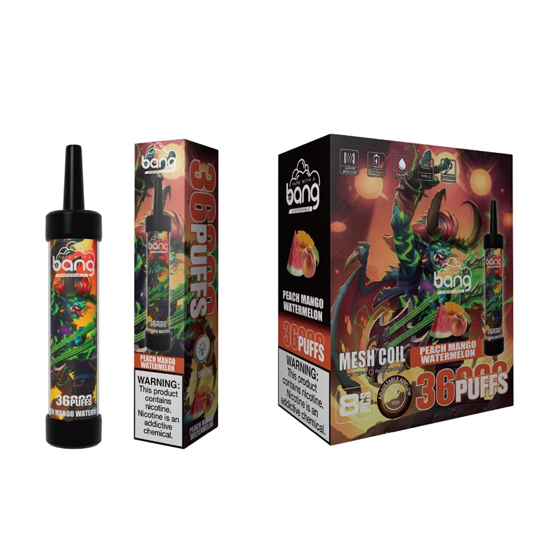 Bang 36000 Puffs 36K Jetable Vape Airflow Adjustable E Hookah