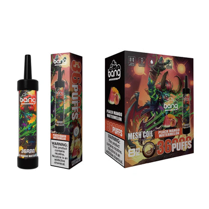Bang 36000 Puffs 36K Jetable Vape Airflow Adjustable E Hookah