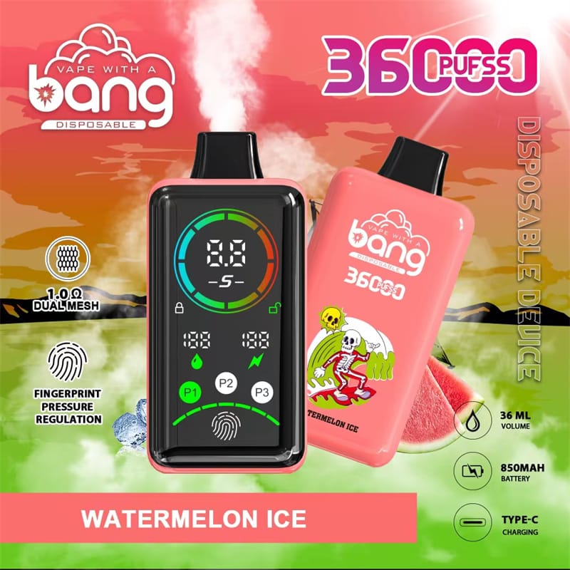 Bang 36000 Puffs 36K Full Smart Screen Vape jetable Wholesale
