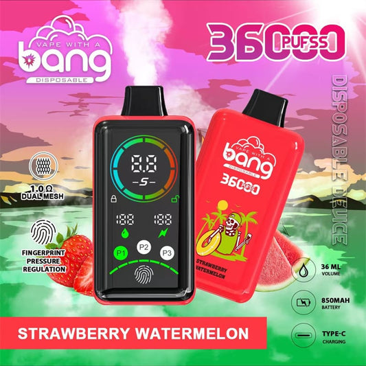Bang 36000 Puffs 36K Full Smart Screen Vape jetable Wholesale